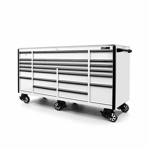 Tool Vault Elite XL 84” 23Drawer Roller Toolbox W/Stainless