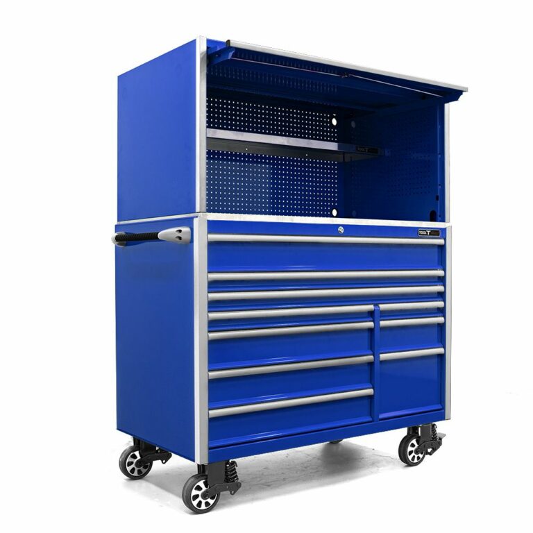 Tool Vault Elite 55″ x 30″ 10 Drawer Tool w/ Hutch ToolVault