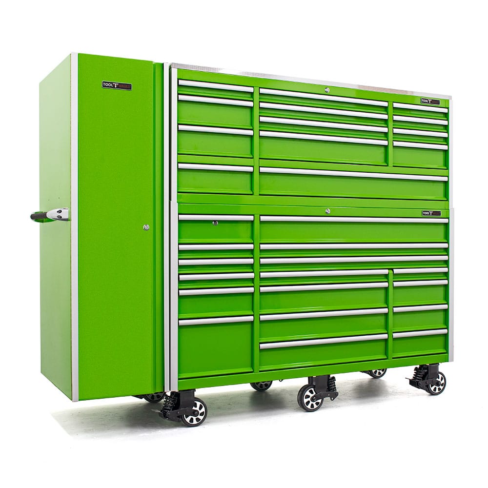 Tool Vault Elite 72″ 33 Drawer Roller w/ Top Chest & Side